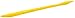 Zoom Trick Worm-Pack of 20 (Yellow, 6.75-Inch)
