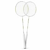 JISADER Federball Set, Badminton Schläger Titanlegierung, Beachball Set zweite Griffgeneration Griff, Sport Set für Freizeit