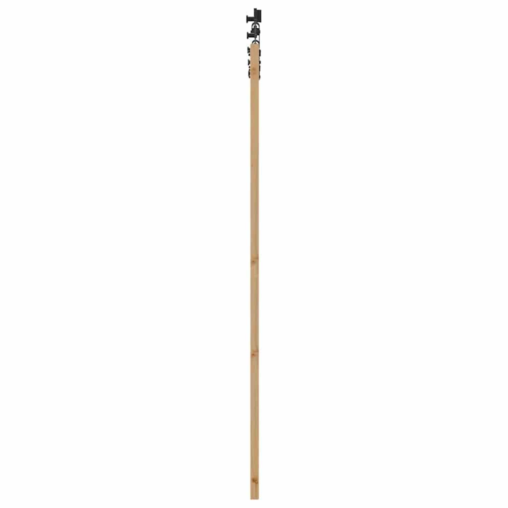 Drzwi przesuwne ORKDAL z litego drewna sosnowego i szkła, 93 x 202 cm, czarne i naturalne, do salonu, sypialni, kuchni, z cichym systemem przesuwnym i konstrukcją oszczędzającą miejsce