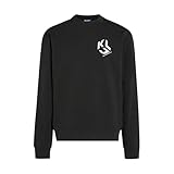 karl lagerfeld borse 2018 KLJ Regular Monogram Sweat In Black Is A Bold Statement Piece Designed For Elevated, Everyday Style.