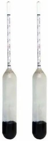 Milk Lactometer, Glass Hydrometer for Dairy Testing, Pack of 2