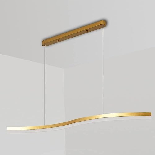 Lustre suspension linéaire îlot de cuisine et luminaire suspendu table salle à manger