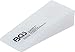 Produktbild BGS 3029 | Zierleistenkeil mit Loch | 100 x 45 mm | Montagekeil | Türleistenkeil | Demontagekeil | Kunststoff-Keil