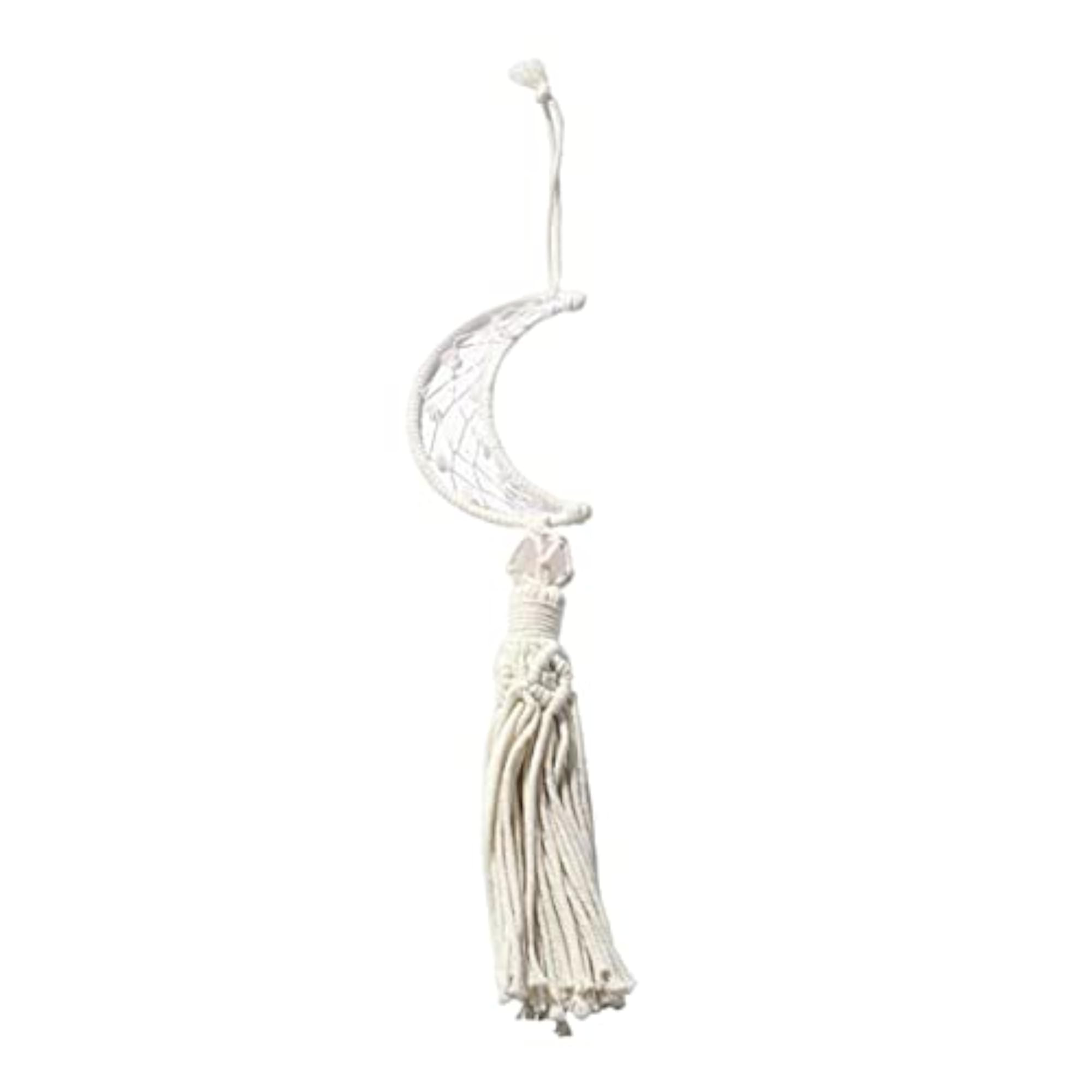 Moon of Dream Catcher Macrame Wall Hanging