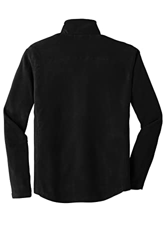 Men's Custom logo Embroidered Full Zip Microfleece Jacket4