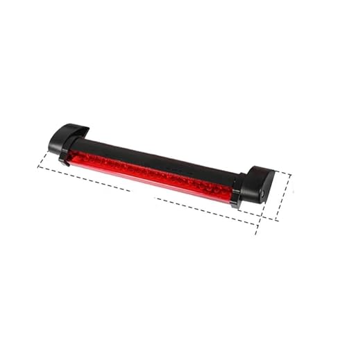 Feu de Freinage LED Rouge 12V Haute Visibilité 14LED Montage Élevé Universel