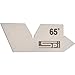 SPI 31-375-9 Stainless Steel Angle Gages, 18 Piece Set: 6 to 90deg Primary Angle