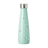 S’ip by S’well Vacuum Insulated Stainless Steel Water Bottle, Double Wall, 15 oz, Tiny Triangles