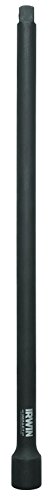 IRWIN Tools 1877496 Impact Performance Series extensor de llaves de vaso cuadradas de pozo profundo, 3/8 pulgadas, 12 pulgadas de largo