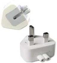 3 Pin UK Plug Duckhead Power Adapter by IALT | Adaptor for MacBook Mac iBook/iPhone/iPod! U.K. AC Power Adapter UK Charger Adaptor Perfect For Traveling