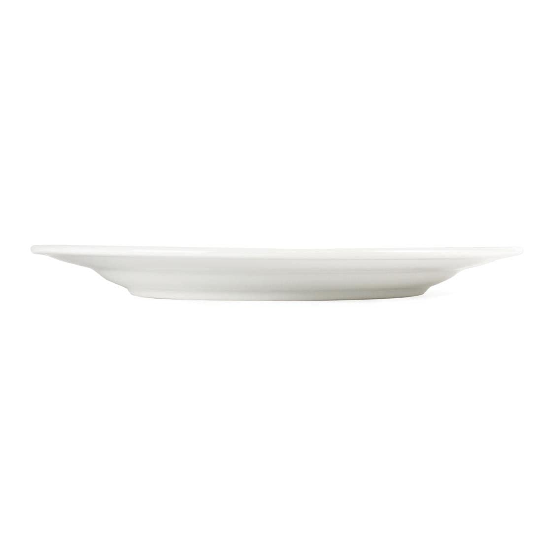 Olympia con borde ancho de porcelana (cb483 placa (Pack de 6)