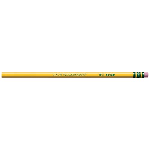 Image of Ticonderoga Wood-Cased Pencils, Unsharpened, #2 HB Soft, Yellow, 96 Count