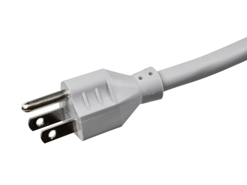 Protector eléctrico Monoprice 8 tomas rotativo con protección de sobretensión de 2160 joules color gris miniatura 5