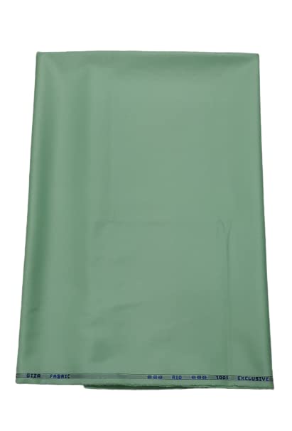 Image of MAMRAJ Men's 100% pure Giza Cotton Unstitched Shirt,Kurta Pyjama Fabric By Meters ( Ethnic, Formal, Casual, summer wear.) ( Trendy Satin Shirts )