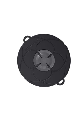 Kochblume Rascador multiusos de silicona de alta calidad, resistente al calor, apto para lavavajillas, con orificio para restos de masa en los ganchos para amasar, color: topo