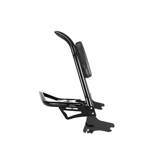 Dossier passager moto amovible avec porte-bagages chromé pour Touring Road King 1997-2008