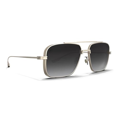 Blenders Eyewear Phoenix Polarized Sunglasses for Women & Men PureBlend Lenses with 100% UV Protection for All-Day Wear Trendy Navigator Shades with Durable Frames Golden