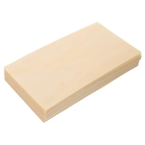 EPIGEIST 50個 入り使い捨て吸油木皮片 食品耐油シート 薄型スナックトレイライナー バスケット用オイル パッド サンドイッチや前菜の盛り付