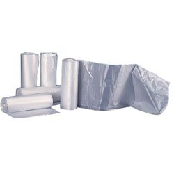 Colonial Bag- High Density Trash Can Liners- 43 X 48, 56 Gallon, 22 Mic, Clear (150 Bags/Case)