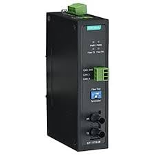 Image of ICF-1170I-M-ST-T, Field to Fiber Converter, Multi-Mode, ST Connector, -40 to 85C