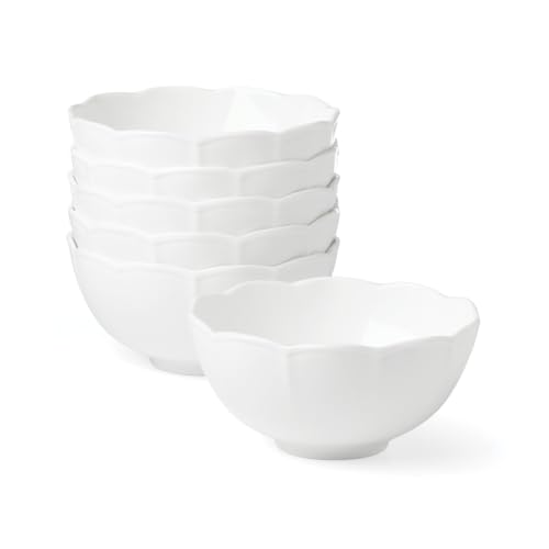 Image of Lenox Studio 1414 Scallop All-Purpose Bowls Set For 6