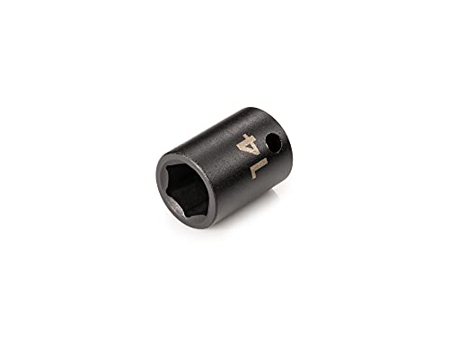 Image of TEKTON 3 /8 Inch Drive x 14 mm Shallow 6-Point Impact Socket | SID12114