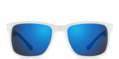 Enchroma Colour Blind Glasses - Tilden - Colour Correcting & Enhancing Glasses Outdoor Use for Deutan and Protan Colour Blindness, Matte Crystal