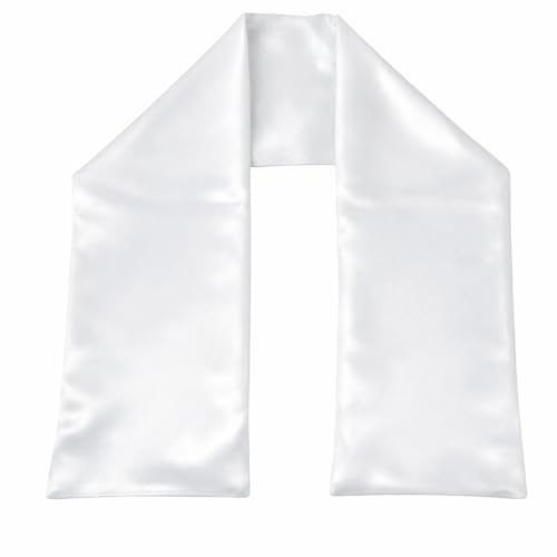 Générique Écharpe de Baptême Vierge Blanc Satiné pour Sublimation, Flocage ou Broderie