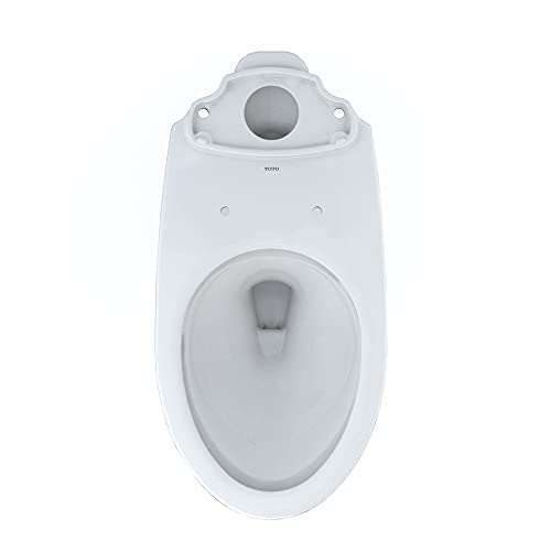 TOTO Drake Elongated TORNADO FLUSH Toilet Bowl with CEFIONTECT, Cotton White - C776CEG#01 - image 6