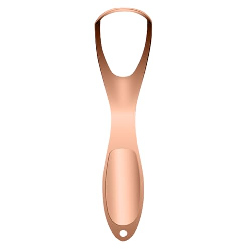 Raspador de lengua para adultos, limpiador en forma de abanico, eliminador de olores portátil, raspador de lengua en forma de abanico para el cuidado del mal aliento