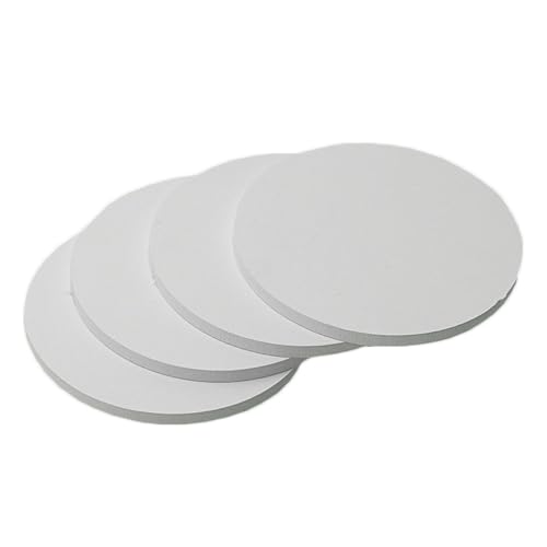 Disque blanc ABS 220mm facile à découper et coller pour vos projets manuels