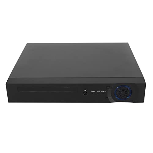 Netzwerk-Videorecorder, AHD TVI CVI CVBS IP-Zugang Koaxial-NVR-Recorder VGA-HDMI-Ausgang Überwachungs-Festplattenrecorder mit Bewegungserkennung, Fernanzeige, Alarm-Push für(EU)