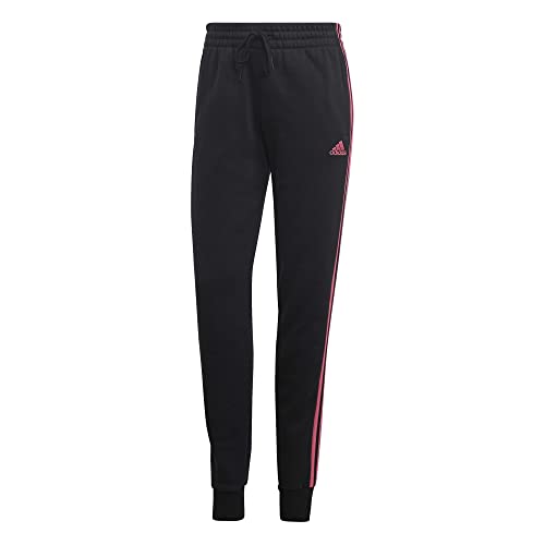 Preisvergleich Produktbild adidas Damen Essentials Fleece Jogginghosen, Black / Pulse Magenta, M
