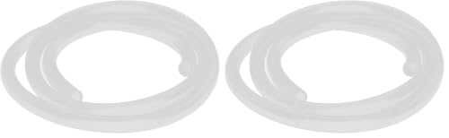Image of 1 /4 inch ID Silicone Tubing, JoyTube Food Grade Silicone Tubing 1 /4 inch ID x 3 /8 inch OD 10 Feet High Temp Pure Silicone Hose Tube for Home Brewing Winemaking (Pack of 2)