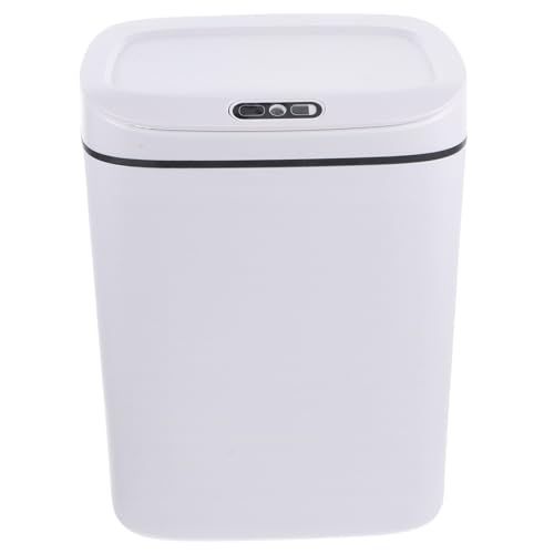 Caneca de basura inteligente rectangular VALICLUD blanca