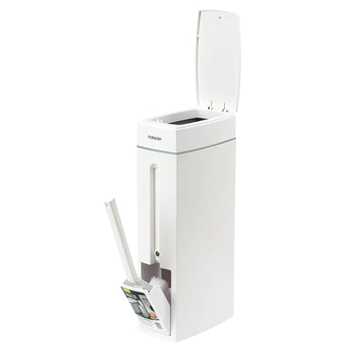 Ensemble Brosse WC et Poubelle de Toilette Rectangulaire