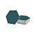 Avant Decor | Peel and Stick Kitchen Backsplash Tiles | Stone Composite Hexagon Solid Color | Stick On Wall Tiles | Easy DIY Installation | 6” x 6.9” | Single Tile
