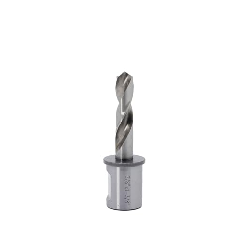 Image of OSCARBIDE 3 /8 inch x1-3 /8 HSS Annular Cutter 3 /4 inch Weldon Shank Mag Drill Bit | 2 Flat Shank | For Magnetic Drills | HSS Steel Body | Burr-Free Holes | Fast Material Removal | Long-Lasting Tool Life