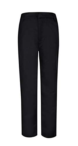 Image of Bienzoe Boys School Uniform Pants: Kids Stretch Polyester Adjustable Waist Dress Pant