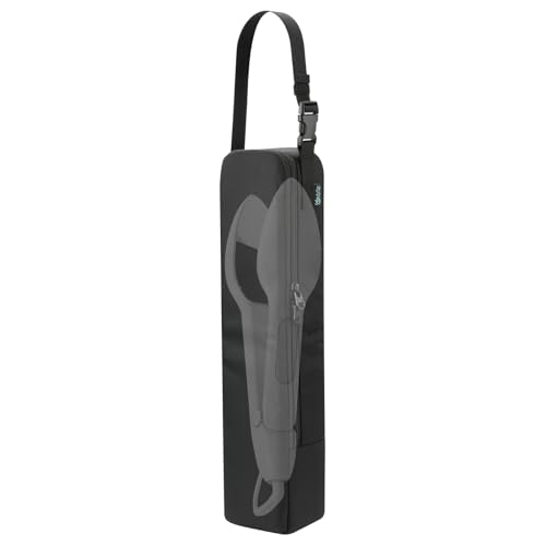 Beautyflier Bolsa de Vapor Portátil para Ferro de Passar A Vapor Nori Press, Bolsa de Transporte de Viagem para Ferro de Passar de Mão, Organizador de Estojo de Ferro de Passar A V (16,5 * 3,9 * 2,7 P