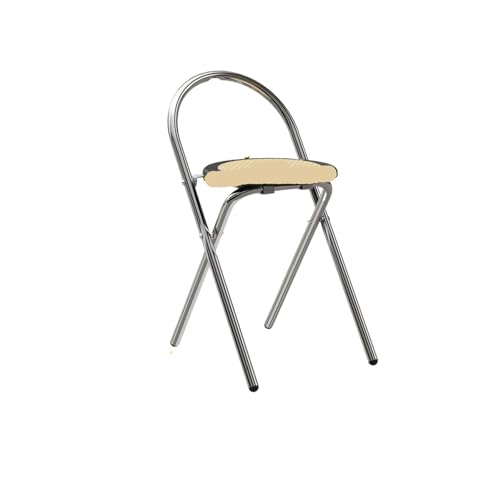 Zymjzbetic Massivholz Rattan Klappstuhl Home Klapphocker Edelstahl...