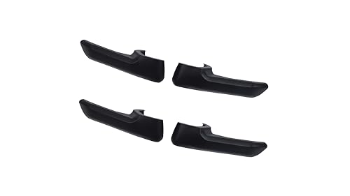 Image of AJT DESIGN Door Handle Covers Compatible with Toyota Tundra (2022+), Tacoma (2024+) & 4Runner (2025+) | Interior Accessories | High Strength ABS Plastic | Made in USA | 4 Piece Set - Black