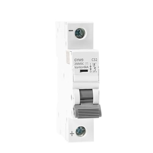 Din Rail DC MCB 6KA 1P 12V 6A 10A 16A 20A 25A 32A 40A 50A 63A DC Circuit Breaker 1Pcs(40A)
