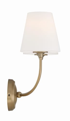 Image of Crystorama Libby Langdon Sylvan 2 Light Vibrant Gold Bathroom Vanity