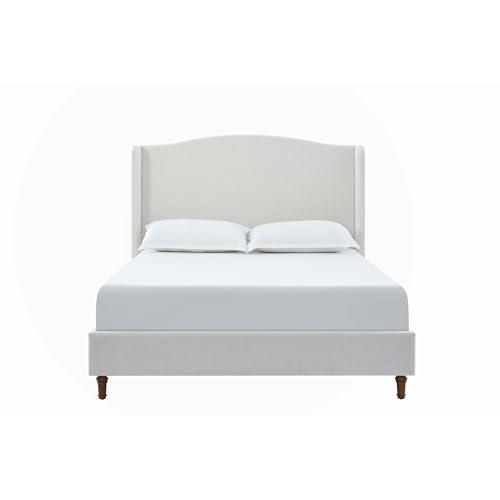 Harper Tall Headboard Upholstered Bed Hannah-Ivory - Queen