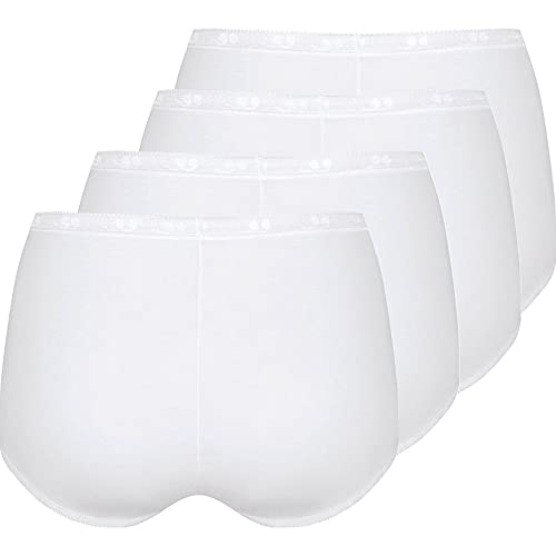 Sloggi Basic + Midi Slip lot de 4 pour femme en coton extensibile - 3