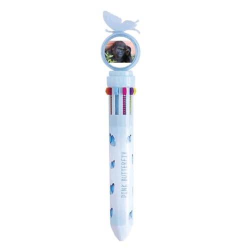 Stylo rétractable multicolore chimpanzé no/no M fournitures scolaires