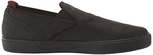 Emerica Men's Temple Low Top Skate Shoe, Black/Black/Red, 13 #TOP5