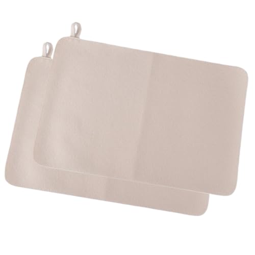 szaluyk Lot de 2 tapis de sol en feutre doux pour sauna à vapeur | Tapis d'isolation thermique absorbant l'eau | Tapis de protection pour banc | Accessoires de sauna infrarouge absorbant l'eau pour