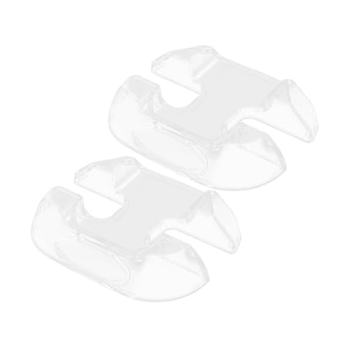 BESTonZON 2pcs Acrylic Skate Storage Rack Transparent Inline Ice Skate Holder for Organized Display Durable Design for Easy Access